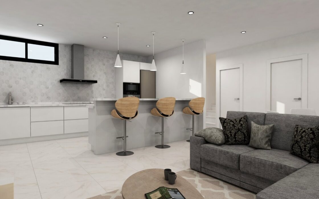 Дом в La Nucía 167 кв.м с бассейном в 5.5 км от моря