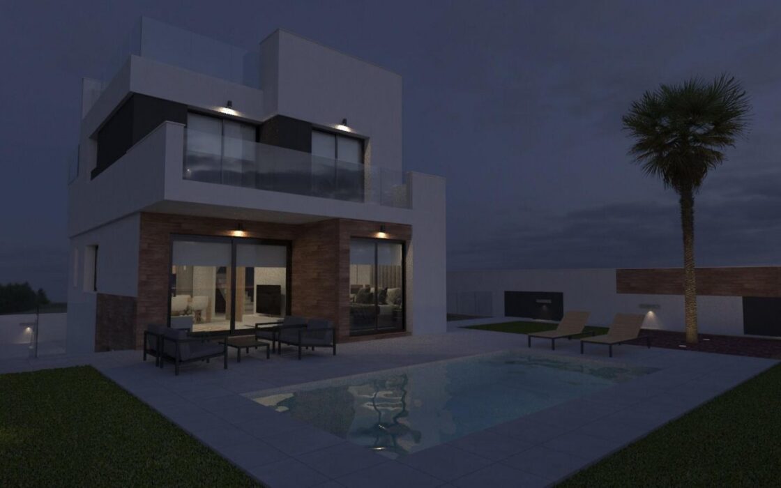 Дом в La Nucía 167 кв.м с бассейном в 5.5 км от моря