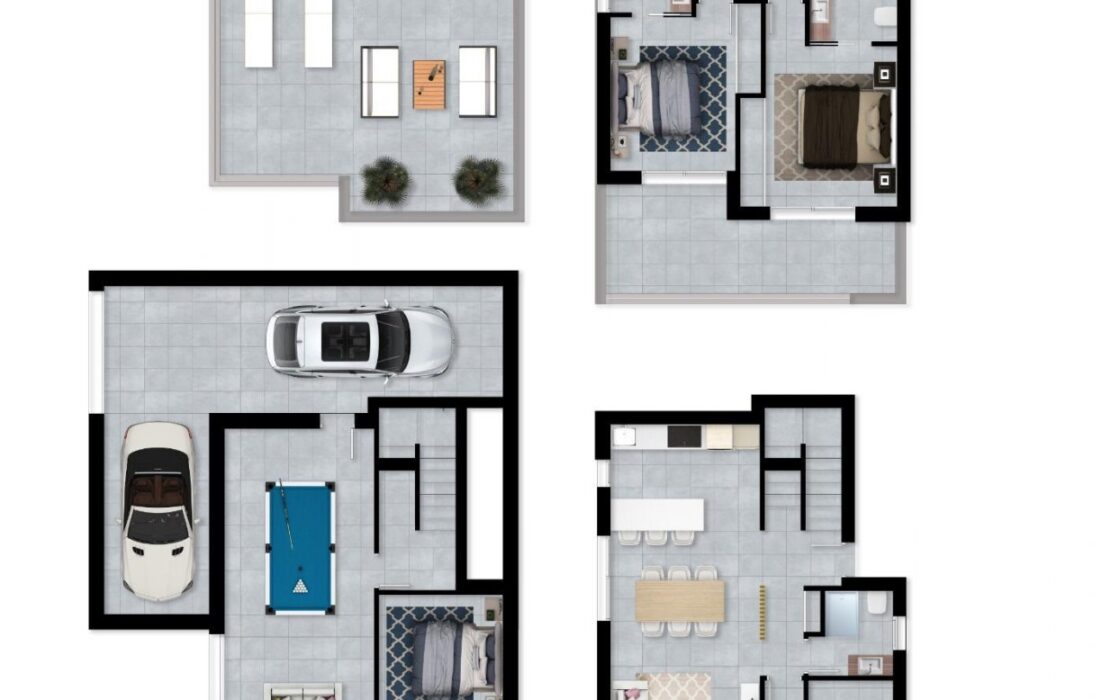Дом в La Nucía 167 кв.м с бассейном в 5.5 км от моря