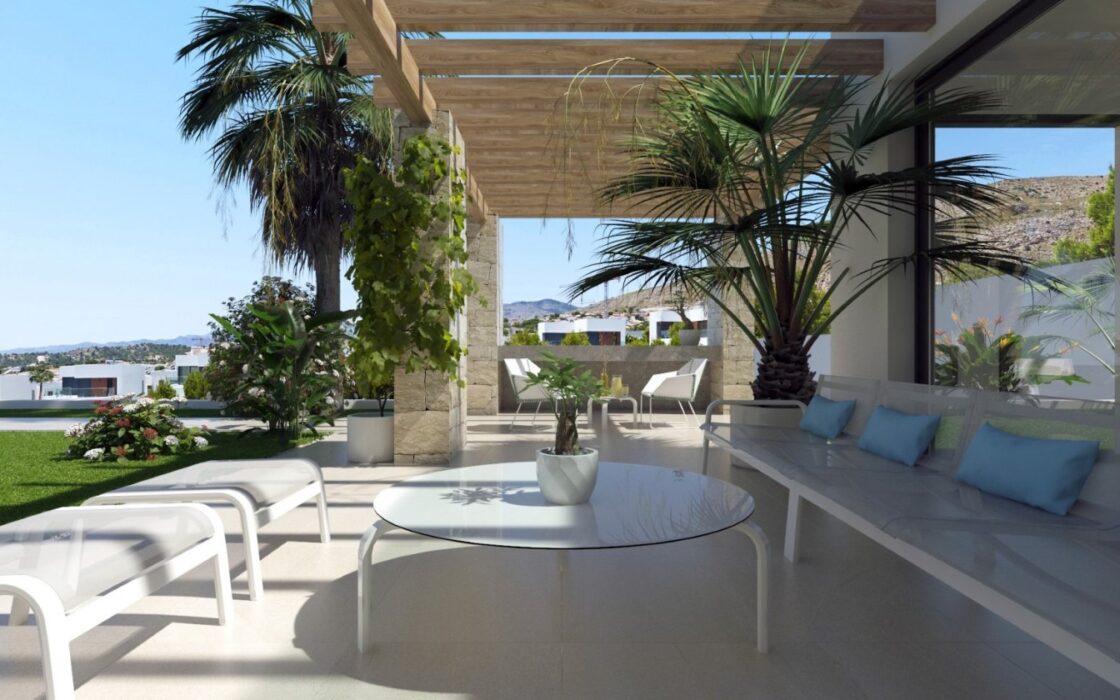 Дом в Финестрате 154 кв.м с видом на море и бассейном