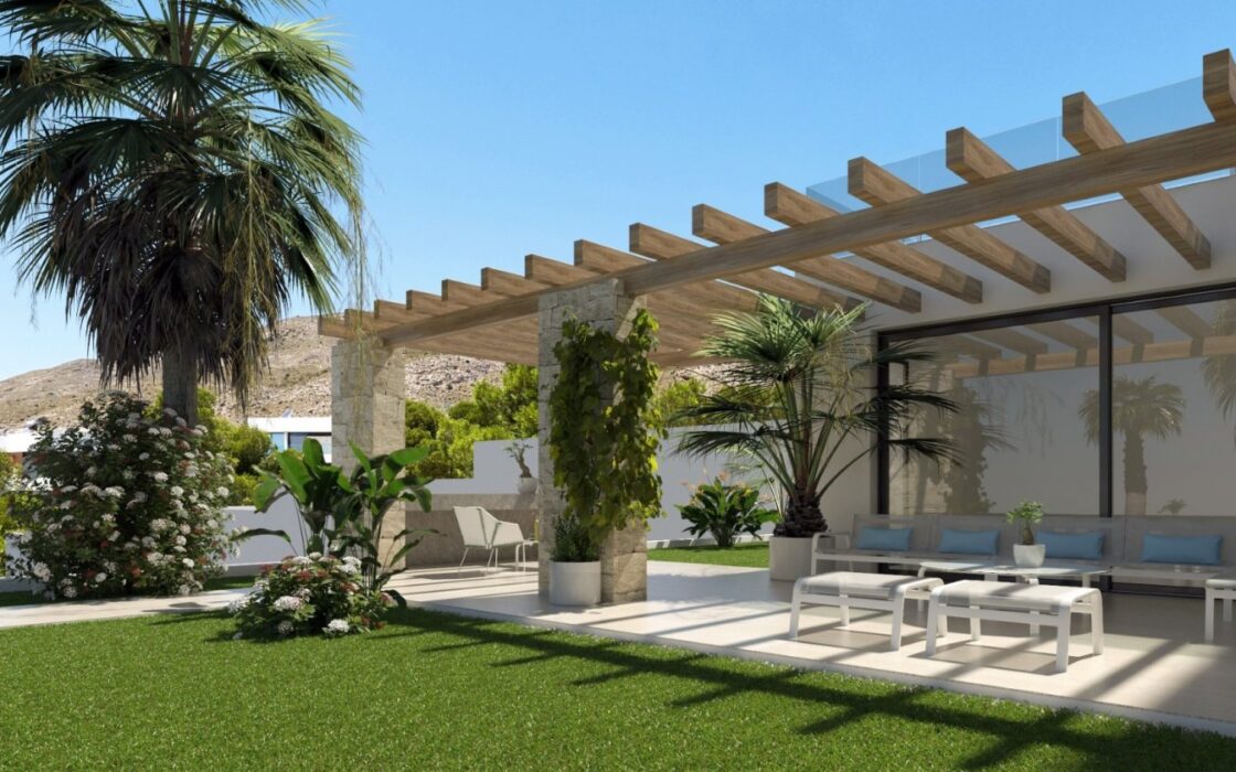 Дом в Финестрате 154 кв.м с видом на море и бассейном