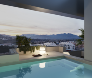 Новые апартаменты с террасой в Михасе, 64 кв.м.