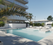 Новые апартаменты в Михасе с террасой 94 кв.м у моря