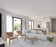 Новые апартаменты в Михасе с террасой 94 кв.м у моря