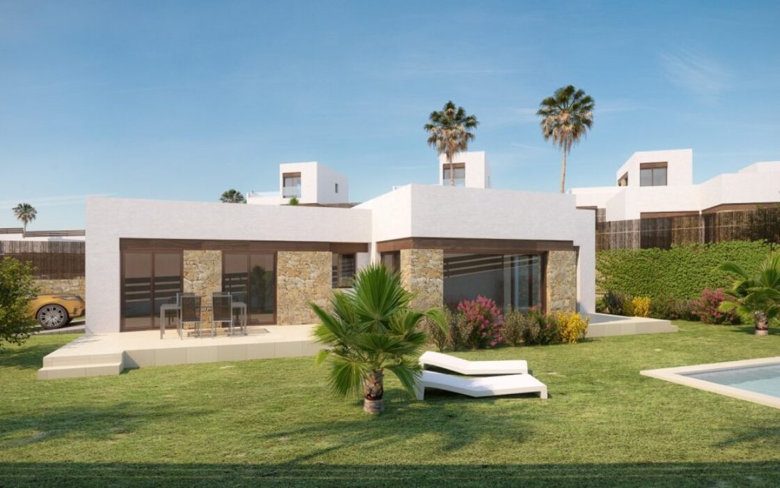 Дом в Финестрате 111 кв.м с видом на море и бассейном