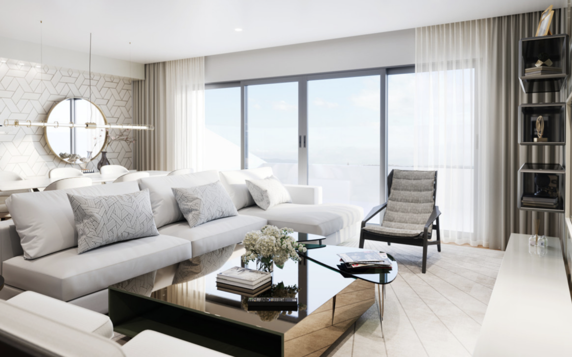 Двокімнатні апартаменти з терасою в Фуенхіролі 107 кв.м