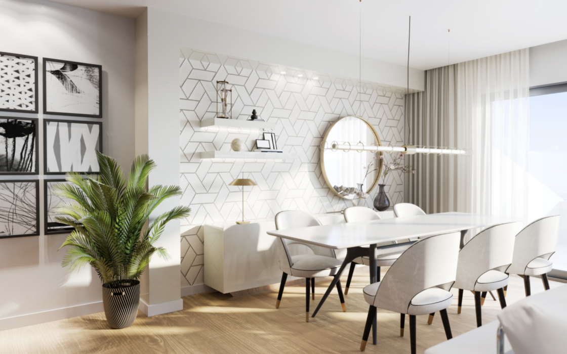 Двокімнатні апартаменти з терасою в Фуенхіролі 107 кв.м