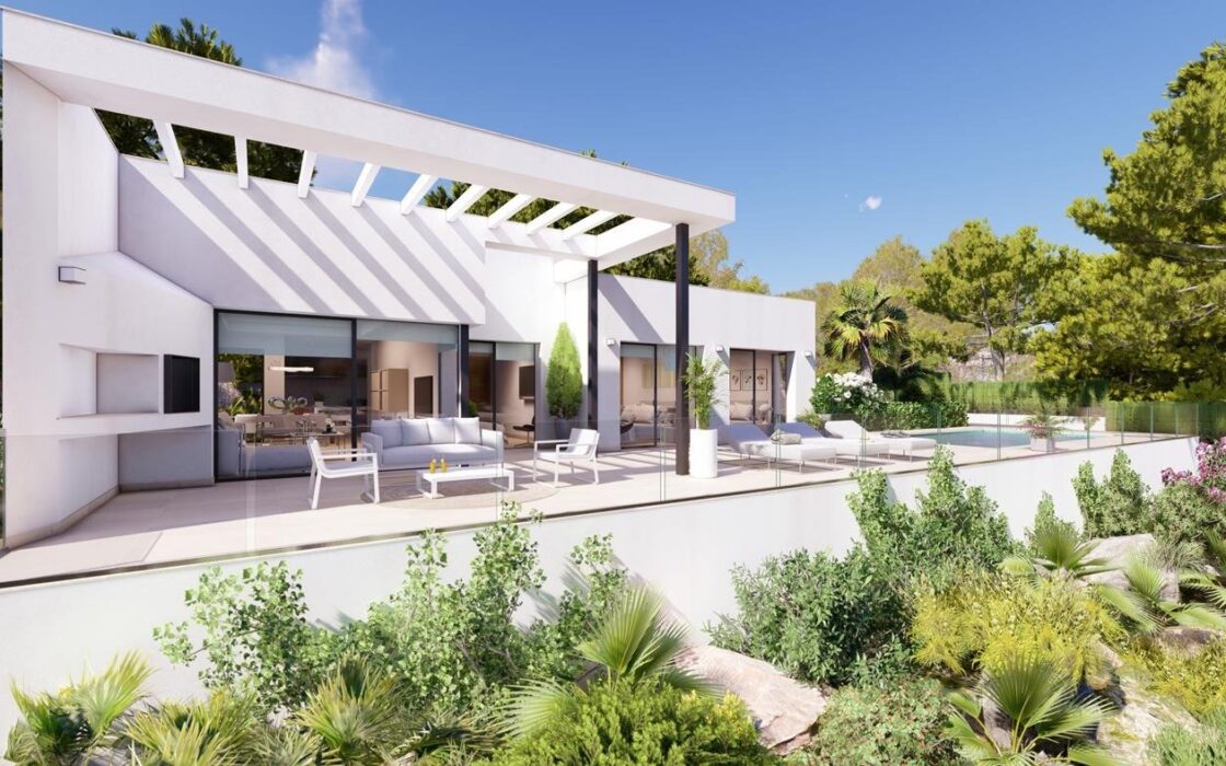 Вилла в Pedreguer 133 кв.м з видом на море та басейном