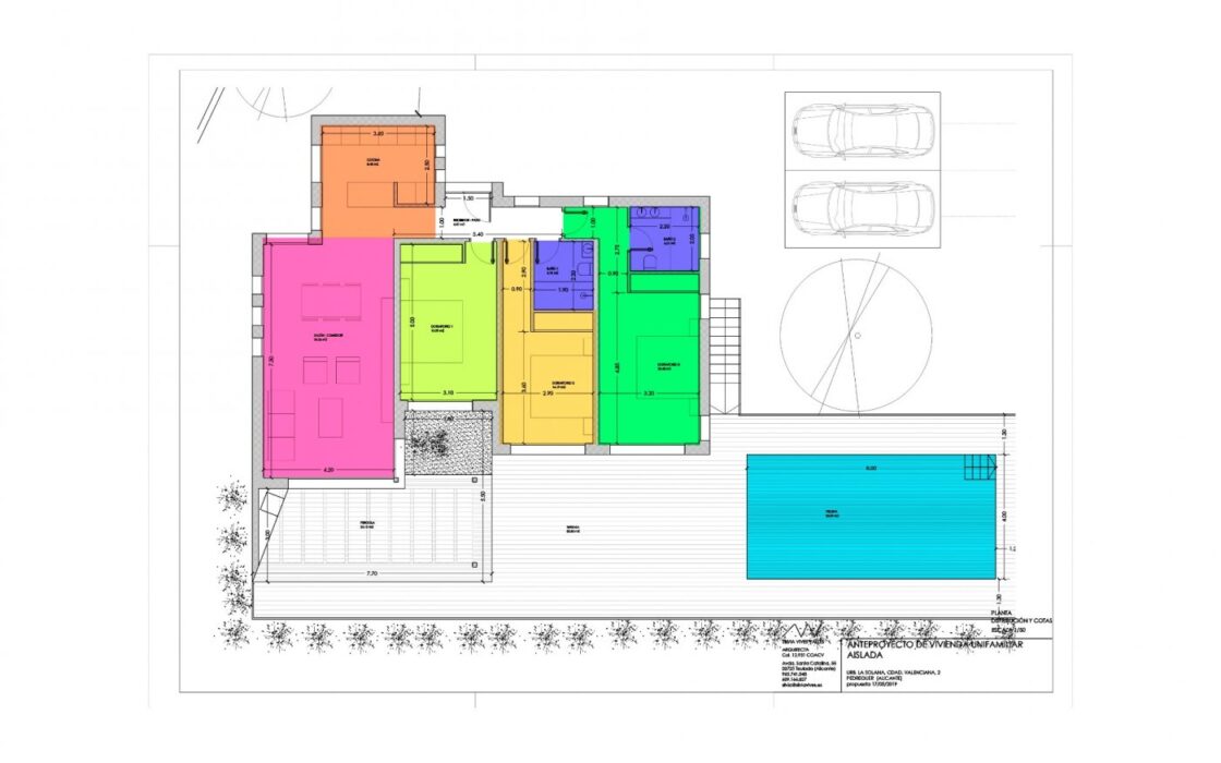Вилла в Pedreguer 133 кв.м з видом на море та басейном