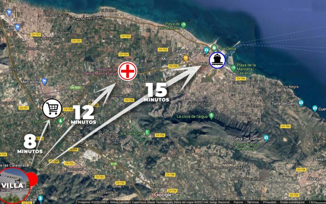 Будинок в Педрегере 141 кв.м з басейном та видом на море