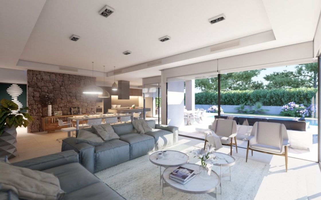 Будинок в Теулада, 196 кв.м, 4 кімнати, вид на море, 2022 року