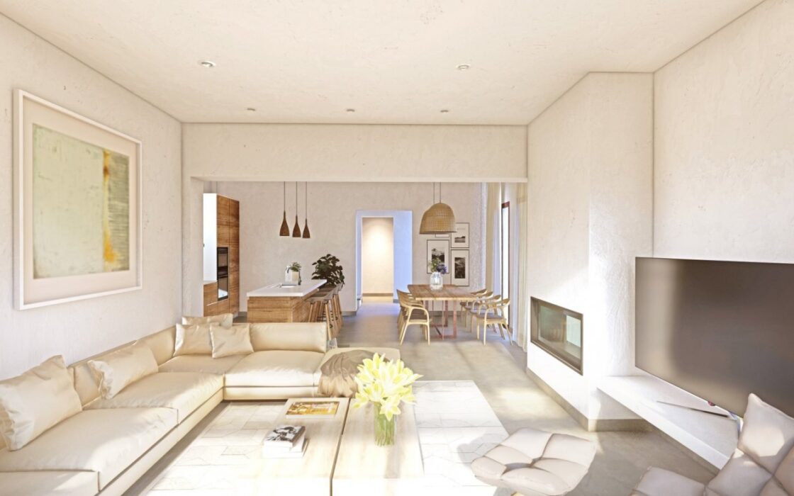 Дом в Oliva 262 кв.м у моря с террасой и бассейном