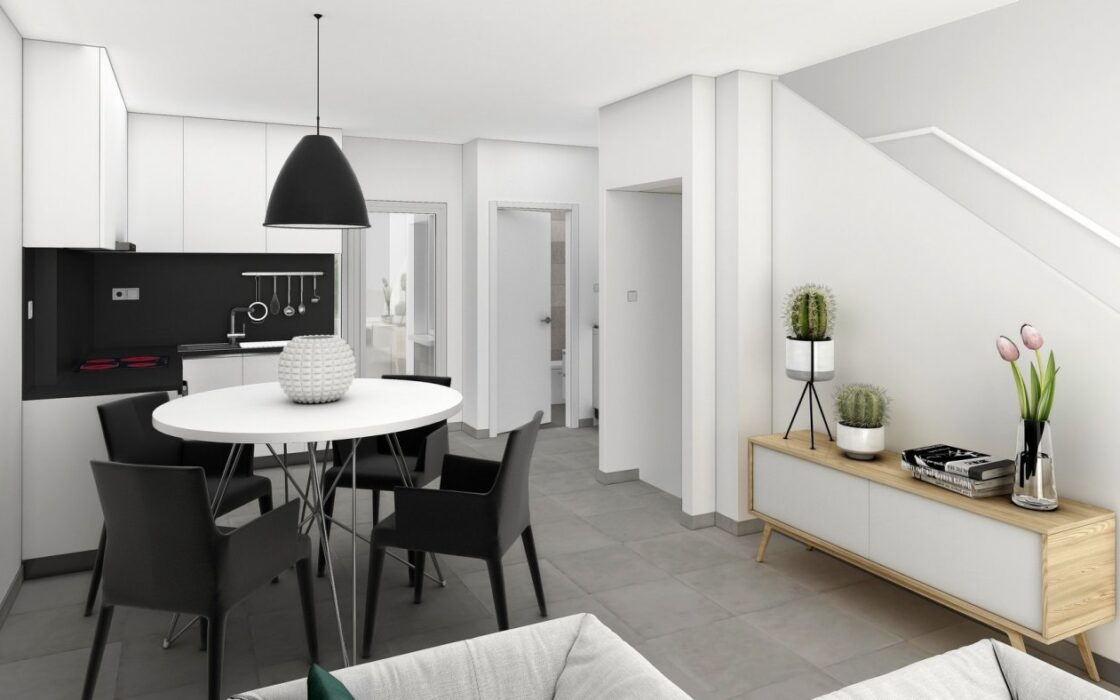 Таунхаусы в Ла-Манге у моря с террасами 109 кв.м