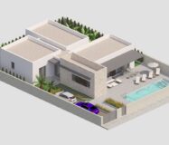 Новые виллы с террасой в Бенихофаре, 3 спальни, 178 кв.м