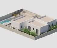 Новые виллы с террасой в Бенихофаре, 3 спальни, 178 кв.м