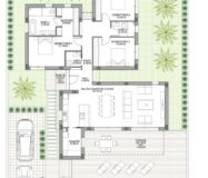 Новые виллы с террасой в Бенихофаре, 3 спальни, 178 кв.м