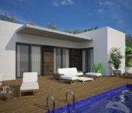 Сучасні вілли з терасою в Бенихофарі 90 кв.м