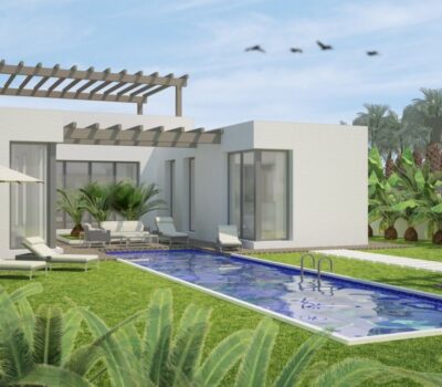 Нові вілли в Бенихофарі з терасою та басейном 156 кв.м