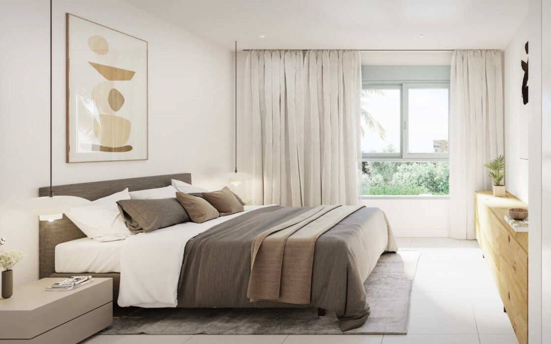 Трехкомнатная квартира с террасой в Бенальмадене 119 кв.м