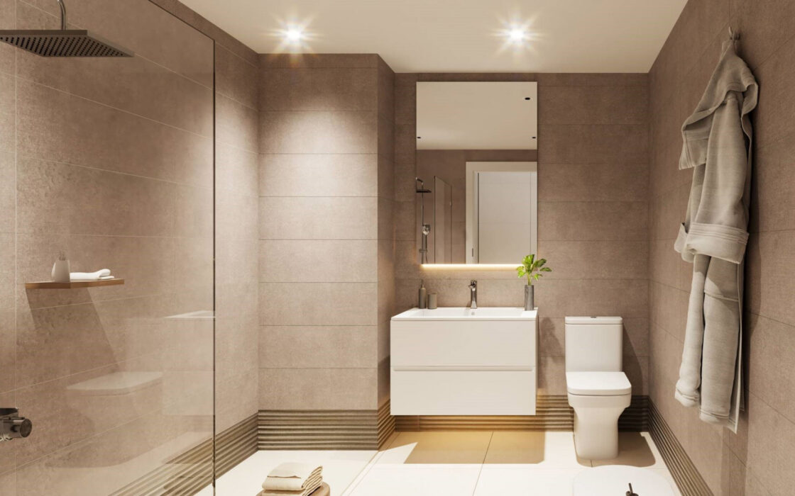 Трехкомнатная квартира с террасой в Бенальмадене 119 кв.м