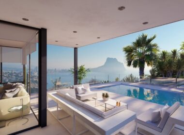 Будинок в Кальпе 552 кв.м з видом на море та басейном