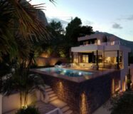 Будинок в Кальпе 552 кв.м з видом на море та басейном