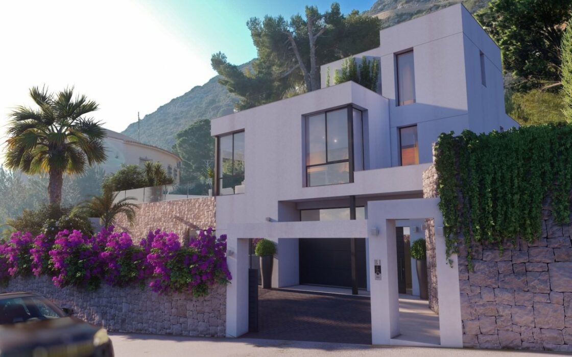 Будинок в Кальпе 552 кв.м з видом на море та басейном