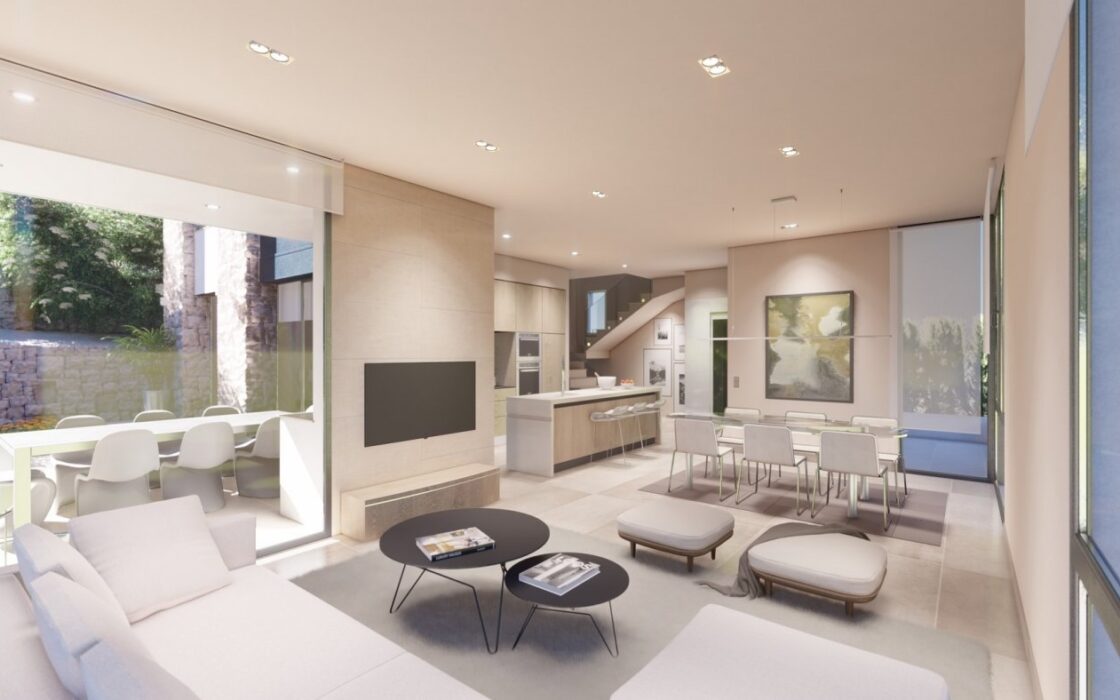 Будинок в Кальпе 552 кв.м з видом на море та басейном