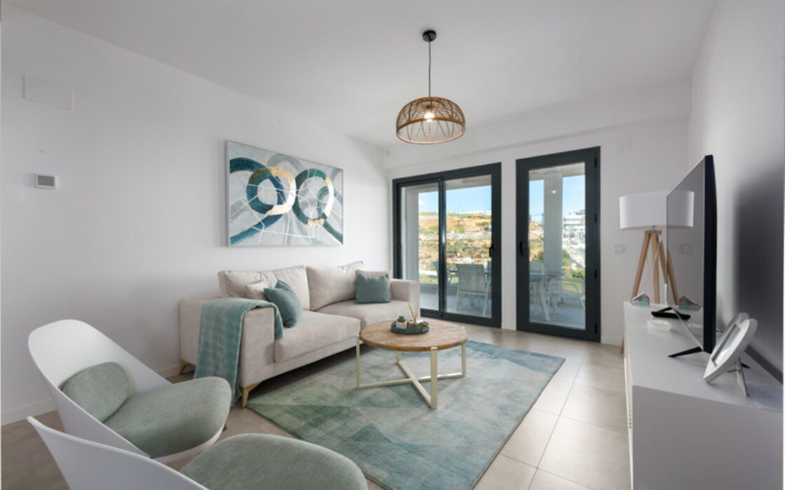 Квартира 3 спальни в Эстепоне с видом на море 124 кв.м