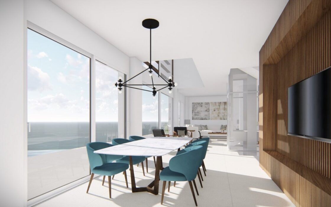 Вілла з терасою та видом на море в Вільяхойоса 351 кв.м