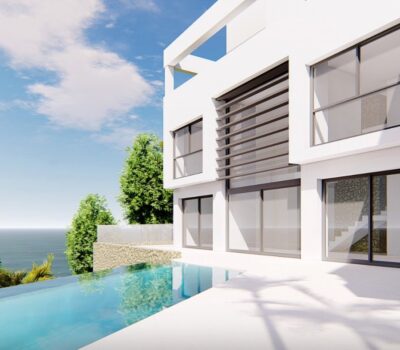 Вілла з терасою та видом на море в Вільяхойоса 351 кв.м