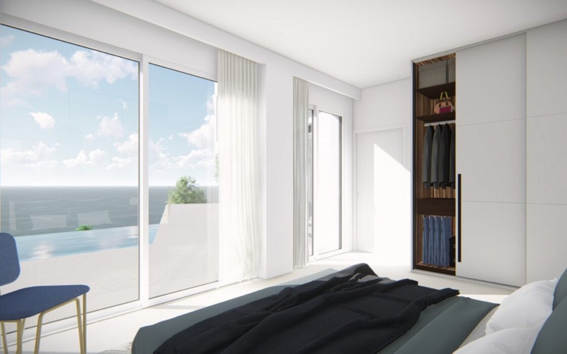 Вілла з терасою та видом на море в Вільяхойоса 351 кв.м