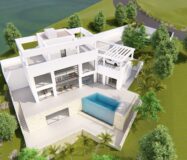 Вілла з терасою та видом на море в Вільяхойоса 351 кв.м