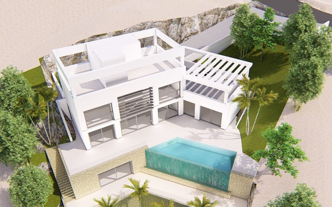 Вілла з терасою та видом на море в Вільяхойоса 351 кв.м