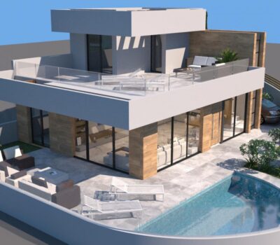 Прекрасна вілла з видом на гольф у Рохалесі 229 кв.м