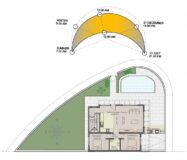 Прекрасная вилла с видом на гольф в Рохалесе 229 кв.м