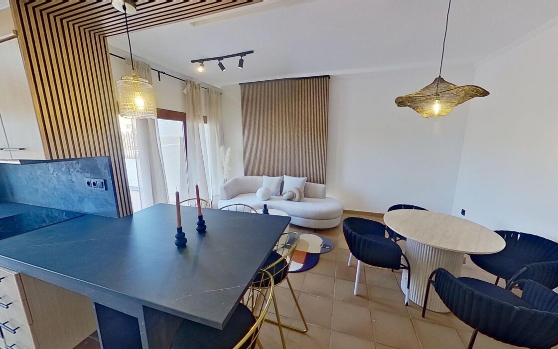 Квартира с террасой, 2 спальни в Вильянуэва-дель-Рио-Сегура