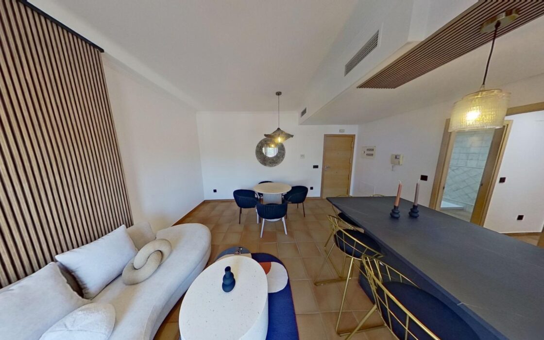 Квартира с террасой, 2 спальни в Вильянуэва-дель-Рио-Сегура