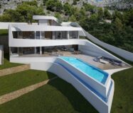 Вілла 413 кв.м з видом на море в Альтеа Хіллс