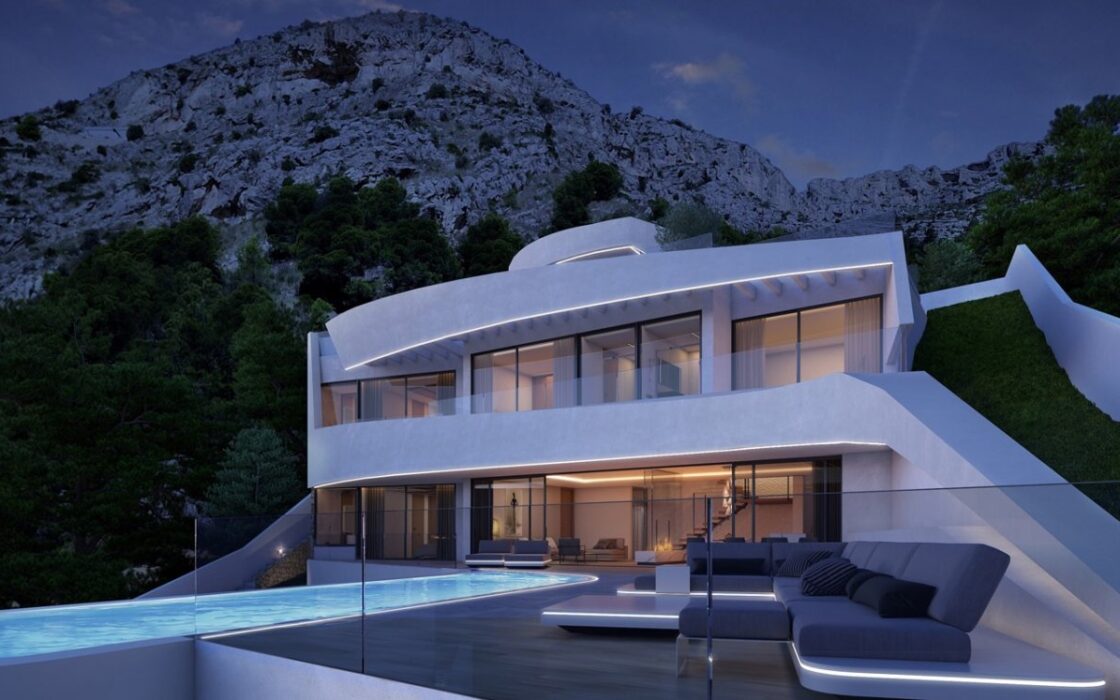 Вілла 413 кв.м з видом на море в Альтеа Хіллс