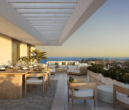 3-комнатные апартаменты с садом в Estepona 138 кв.м