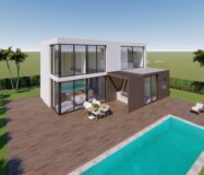 Нова вілла в Полопі 150 кв.м з басейном та терасою