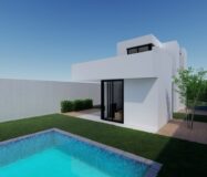 Новые виллы в Полопе с террасой и бассейном 120 кв.м