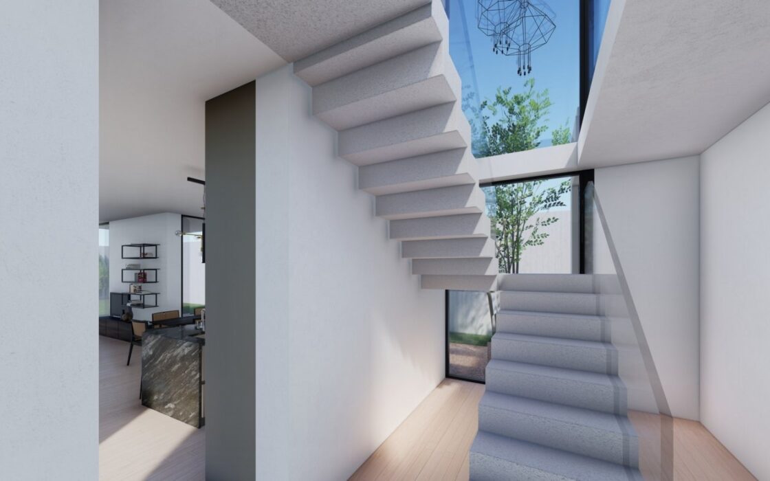 Новые виллы в Полопе с террасой и бассейном 120 кв.м