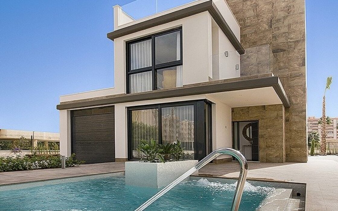 Новостройка: Вилла в Ориуэла Коста у моря, 4 спальни