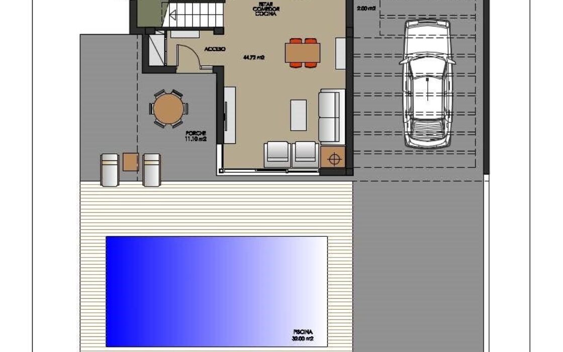 Новостройка: Вилла в Ориуэла Коста у моря, 4 спальни