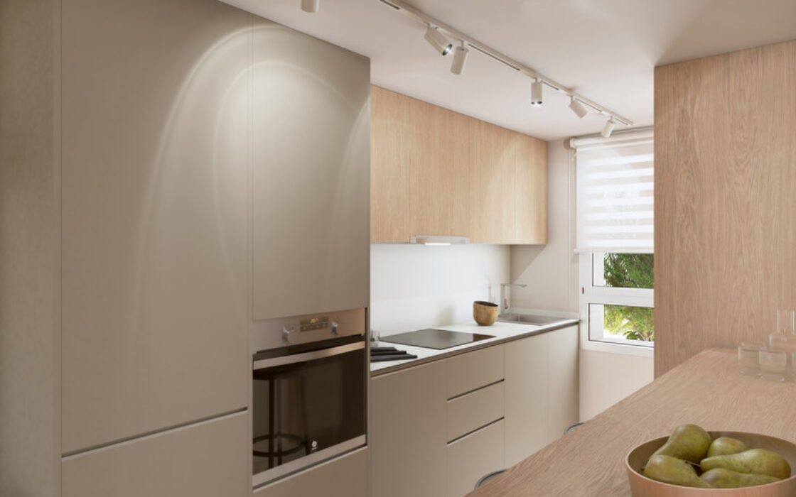 Квартира 2 спальни в Эстепоне с видом на гольф