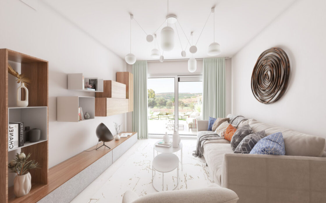 Квартира 2 спальни в Эстепоне с видом на гольф