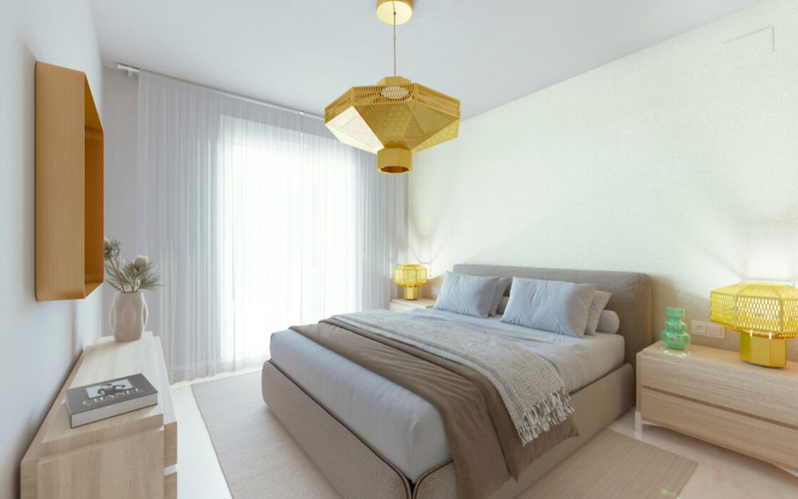 Квартира 2 спальни в Эстепоне с видом на гольф