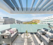 Квартира с террасой в Михас Коста, 105 кв.м, море рядом